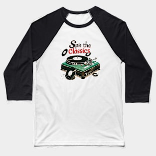 Retro Rhythms Revival Baseball T-Shirt